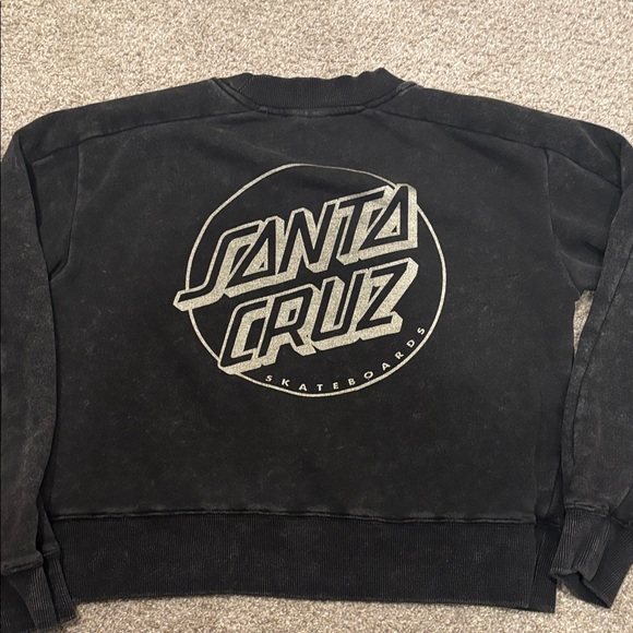 Santa Cruz Skateboards Black Crewneck Sweatshirt - Picture 4 of 4